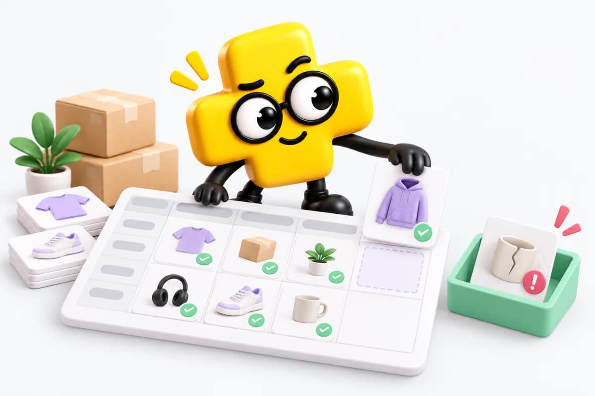 Плюсомер сверяет тридцать строк учебного Excel-импорта каталога Ozon и результаты обработки